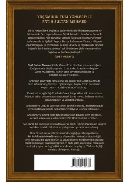 Fatih Sultan Mehmed: Doğu’nun ve Batı’nın Efendisi - Ilber Ortaylı | Vitrindeki Kitaplar fiyatları