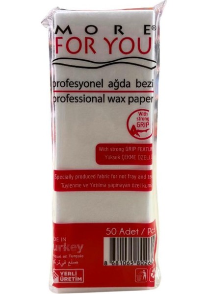 Yumuşak ve Hassas Kullanıma Uygun, 50'li Ağda Bezi Paketi