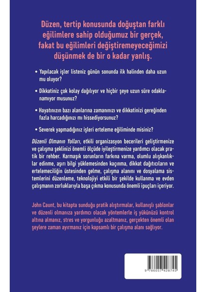 Düzenli Olmanın Yolları - John Caunt | Vitrindeki Kitaplar fiyatları