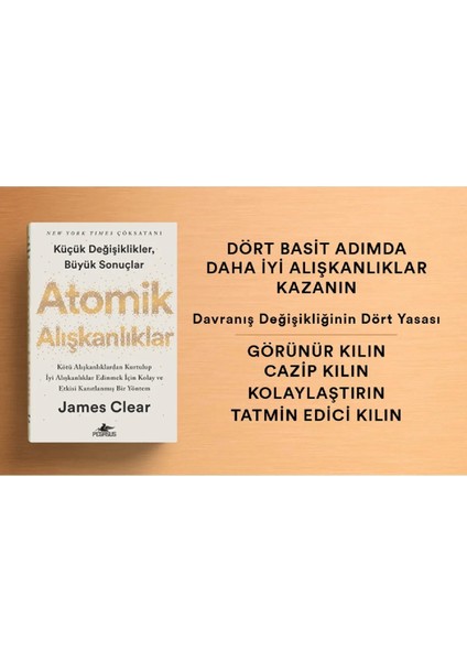 Atomik Alışkanlıklar: Küçük Değişiklikler, Büyük Sonuçlar | Vitrindeki Kitaplar fiyatları