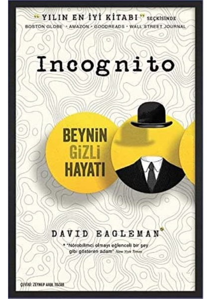 Incognito: Beynin Gizli Hayatı - David Eagleman | Vitrindeki Kitaplar