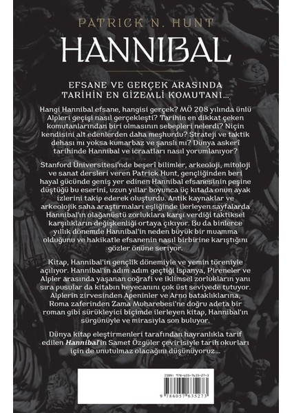 Hannibal: Roma'nın Büyük Düşmanı - Patrick N. Hunt | Vitrindeki Kitaplar fiyatları