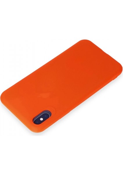 iPhone x Kılıf First Silikon - Parlak Turuncu modelleri