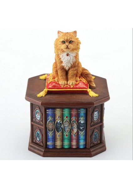 Hayvanlar Alemi Kütüphaneci Kedi Biblo Hediyelik 1 Adet