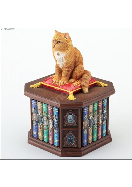 Hayvanlar Alemi Kütüphaneci Kedi Biblo Hediyelik 1 Adet fırsatları