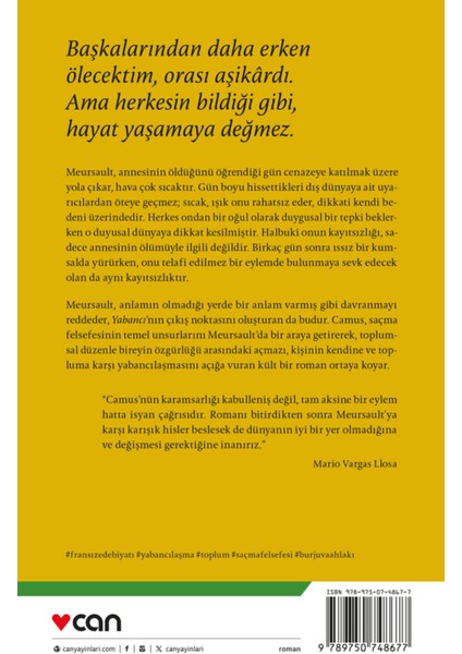 Yabancı - Albert Camus | Vitrindeki Kitaplar fiyatları