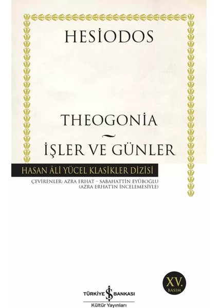 Theogonia / Işler ve Günler - Hesiodos | Vitrindeki Kitaplar modelleri