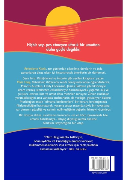 Rahatlama Kitabı: Suyun Üstünde Kalmamı Sağlayan Düşünceler - Matt Haig | Vitrindeki Kitaplar fiyatları