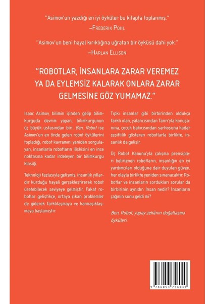 Ben, Robot - Isaac Asimov | Vitrindeki Kitaplar fiyatları