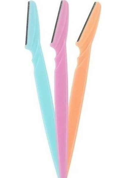 3'lü Ultra Kaş ve Bıyık Usturası Seti Kadın Erkek Epilasyon Bakım