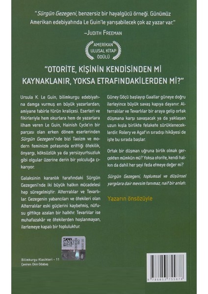 Sürgün Gezegeni - Ursula K. Le Guin | Vitrindeki Kitaplar fiyatları