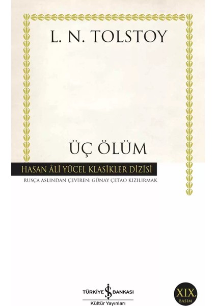 Üç Ölüm - L.n Tolstoy | Vitrindeki Kitaplar fiyatları