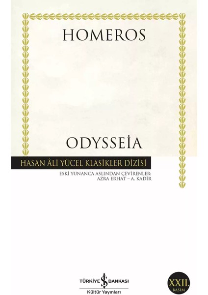 Odysseia - Homeros | Vitrindeki Kitaplar