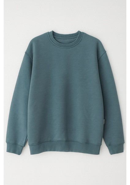 Düz Renk Oversize Üç Ip Erkek Sweatshirt fiyatları
