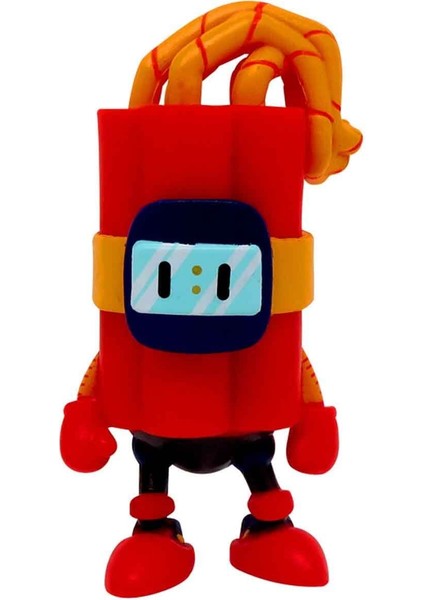 Stumble Guys 3'lü Mini Figür Seri 4 - Green Hood - Fossil Guy - Nitro Mcboomyson modelleri