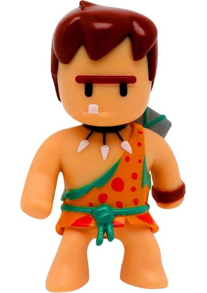 Stumble Guys 3'lü Mini Figür Seri 4 - Cave Guy - Wooly - Zarkaan The Destroyer modelleri