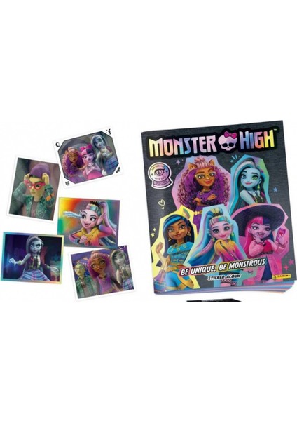 Lisanslı Panini Monster High Çıkartma Albümü+10 Paket (50 Adet) Çıkartma indirimleri