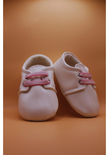 Nakışlı/lastikli Kız Bebek Ayakkabısı