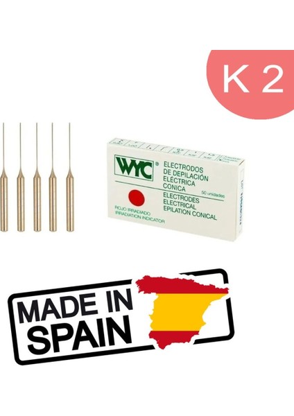 Altın Renkli Iğneli Epilasyon Iğnesi, 5 Adet, Yüksek Kalite ve Hassas Kullanım