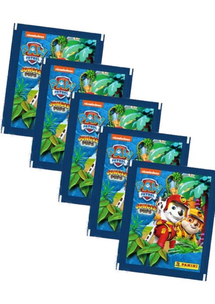 Lisanslı Paw Patrol Jungle Pups Panini 10 Paket (50 Adet) Stickers fırsatları