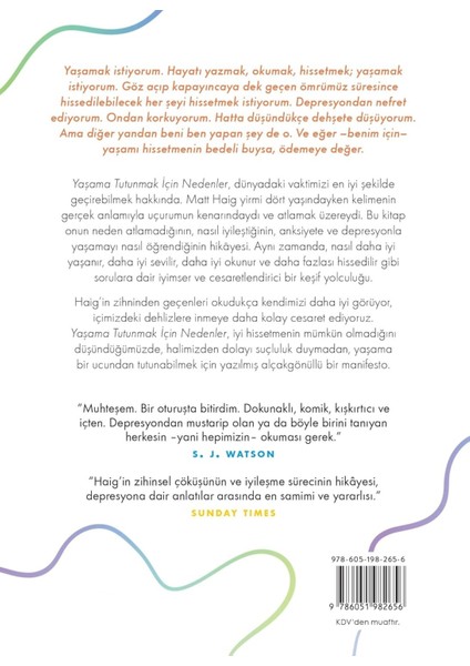 Yaşama Tutunmak Için Nedenler - Matt Haig | Vitrindeki Kitaplar fırsatları