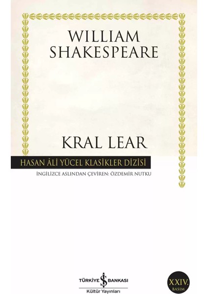 Kral Lear - William Shakespeare | Vitrindeki Kitaplar modelleri