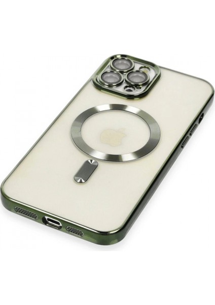 iPhone 12 Pro Max Kılıf Kross Magneticsafe Kapak - Koyu Yeşil indirimleri
