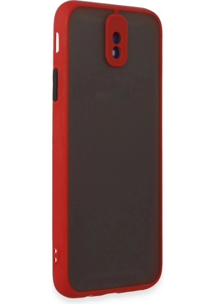 Samsung Galaxy J7 Pro / J730 Kılıf Montreal Silikon Kapak - Kırmızı fiyatları