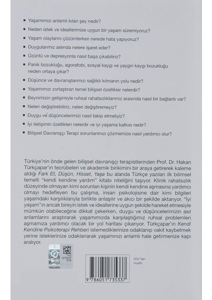 Fark Et Düşün Hisset Yaşa - Prof.dr. M. Hakan Türkçapar | Vitrindeki Kitaplar fiyatları