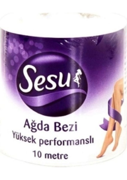 Yumuşak Ağda Bezi Rulo 10 mt 12 Adet, Pürüzsüzlük Için Ideal.