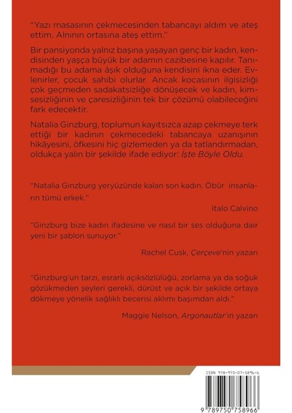 Işte Böyle Oldu - Natalia Ginzburg | Vitrindeki Kitaplar fiyatları