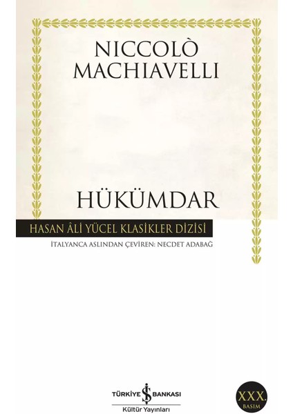 Hükümdar (Prens) - Niccolo Machiavelli | Vitrindeki Kitaplar
