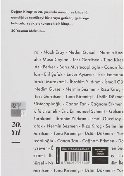 20 Yaşıma Mektup | Vitrindeki Kitaplar fiyatları