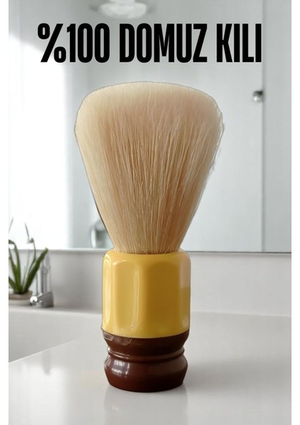 Nano Domuz Kılımlı Profesyonel Tıraş Fırçası, Pürüzsüz ve Hassas Cilt Bakımı Için Ideal