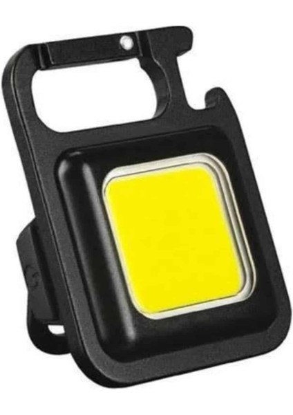 Allzey Işıldak USB Şarjlı Cep El Feneri Taşınabilir Mini LED Işık Çok Fonksiyonlu indirimleri