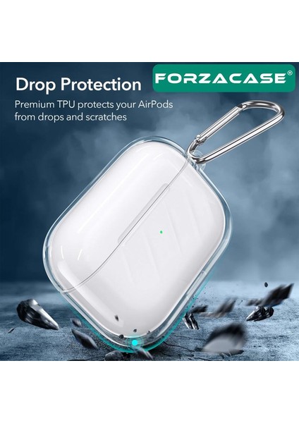 Airpods Pro 2 Uyumlu Şeffaf Anahtar Askılıklı Bluetooth Kulaklık Kılıfı - FC567 indirimleri