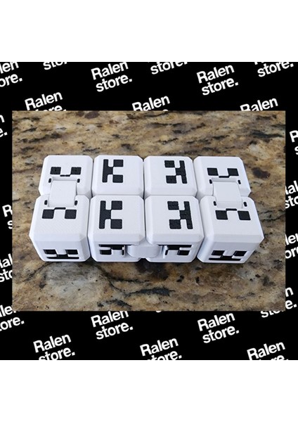 Minecraft Mini Skeleton Sonsuz Küp Stres Oyuncağı Fidget | 8X4CM ( Yüksek Kalite 3D Baskı Pla )