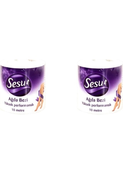 Yumuşak Ağda Bezi 10 M, 2'li Paket