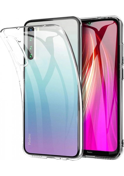 Xiaomi Redmi Note 8 Kılıf Lüx Şeffaf Silikon