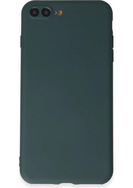 iPhone 7 Plus Kılıf First Silikon - Koyu Yeşil