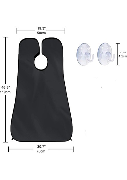 Evde Saç ve Sakal Kesim Için Yapışkanlı Pelerin ve Toplama Bezi fiyatları