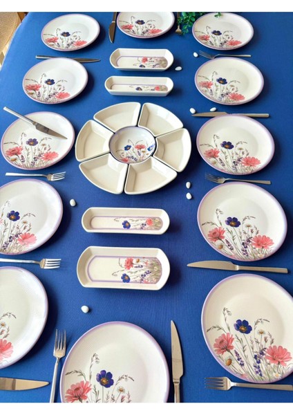 Hercai Serisi 12 Kişilik 23 Parça Kahvaltı Takımı modelleri