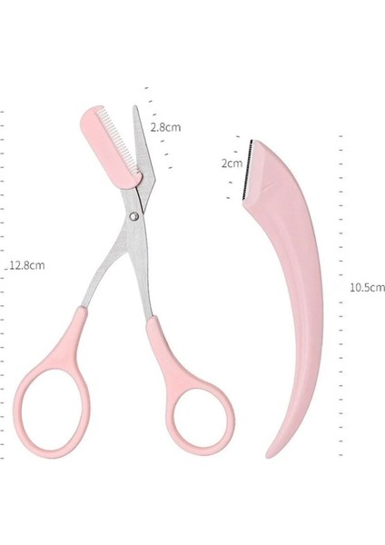 Iki Parça Kaş Makası ve Usturası Seti, Bakım ve Güzellik Için Ideal fırsatları