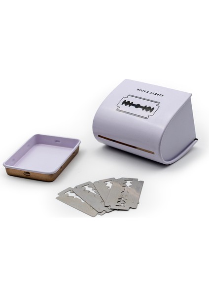 Güvenli ve Doğa Dostu Jilet Saklama Kutusu, 50 Jilet Kapasiteli Beyaz Atık Kutusu modelleri