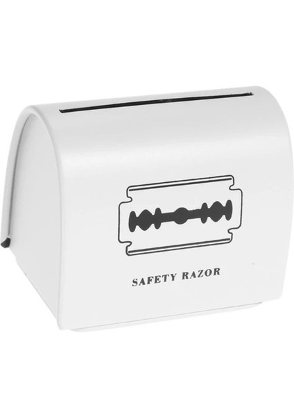 Güvenli ve Doğa Dostu Jilet Saklama Kutusu, 50 Jilet Kapasiteli Beyaz Atık Kutusu fırsatları