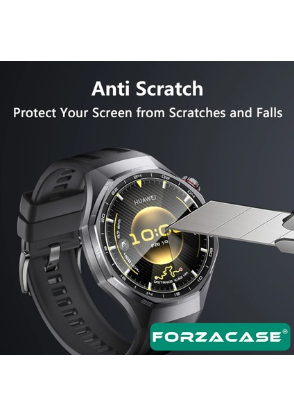 Huawei Watch Gt6 46MM ile Uyumlu Temperli Kırılmaz Cam Ekran Koruyucu - FC861 modelleri