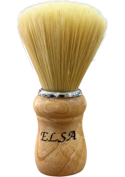 Şık Küçük Ahşap Saplı Sakal Fırçası, Açık Renk, Kaliteli Bakım Araçları