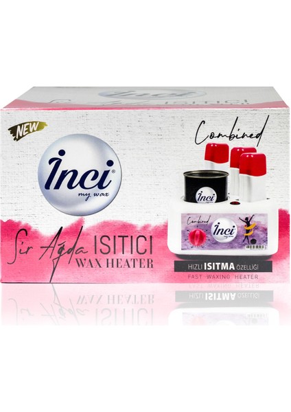 3+1 Kombine Sir Ağda Isıtıcı, 1 Inç, 3 Kartuş Ağda ile Hediye Set fiyatları