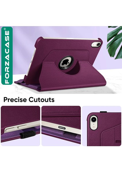 iPad Mini 7 (A17 Pro) 2024 8.3 Inch ile Uyumlu 360 Derece Döner Standlı Kılıf - FC012 fırsatları