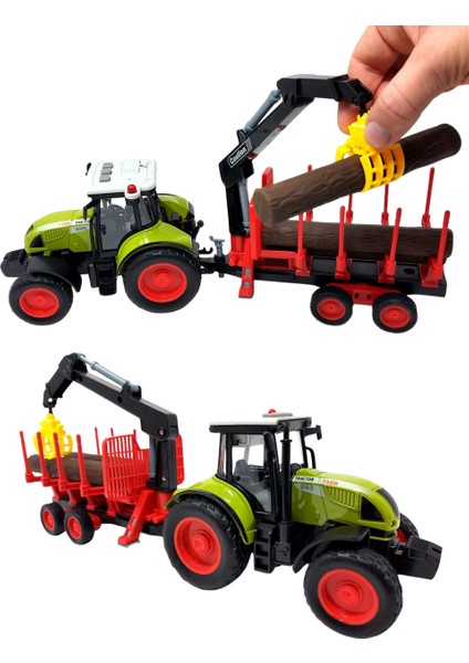 Oyuncak Sesli ve Pilli Römorklu Traktör 1:16 - CTOY-WY900M fırsatları